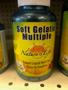 Nature's Life Soft Gelatin Multiple