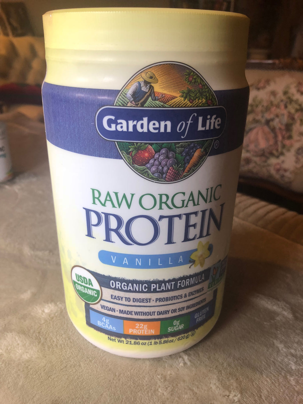 Garden of Life Raw Organic Protein Vanilla 21.86 oz