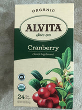 Load image into Gallery viewer, ALVITA Cranberry 24 Tea Bags