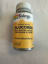 Load image into Gallery viewer, Solaray GlucoReg with Bitter Melon,Chromium and more!