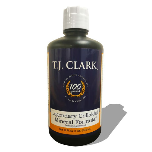 TJ CLARKS ORIGINAL COLLOIDAL MINERAL FORMULA32 FL OZ BOTTLE
