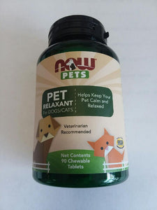 Now Pets Pet Relaxant 90 Chewable Tablets