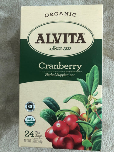 ALVITA Cranberry 24 Tea Bags