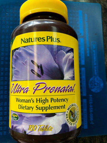 Nature's Plus Ultra Prenatal 180 Tablets